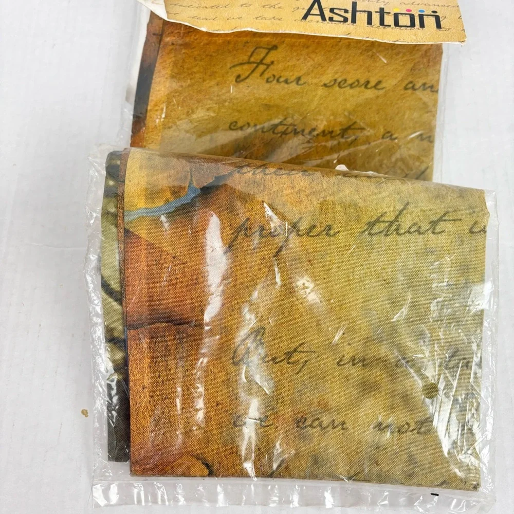 Gettysburg 150th Anniversary:President Lincoln on parchment design-House flag